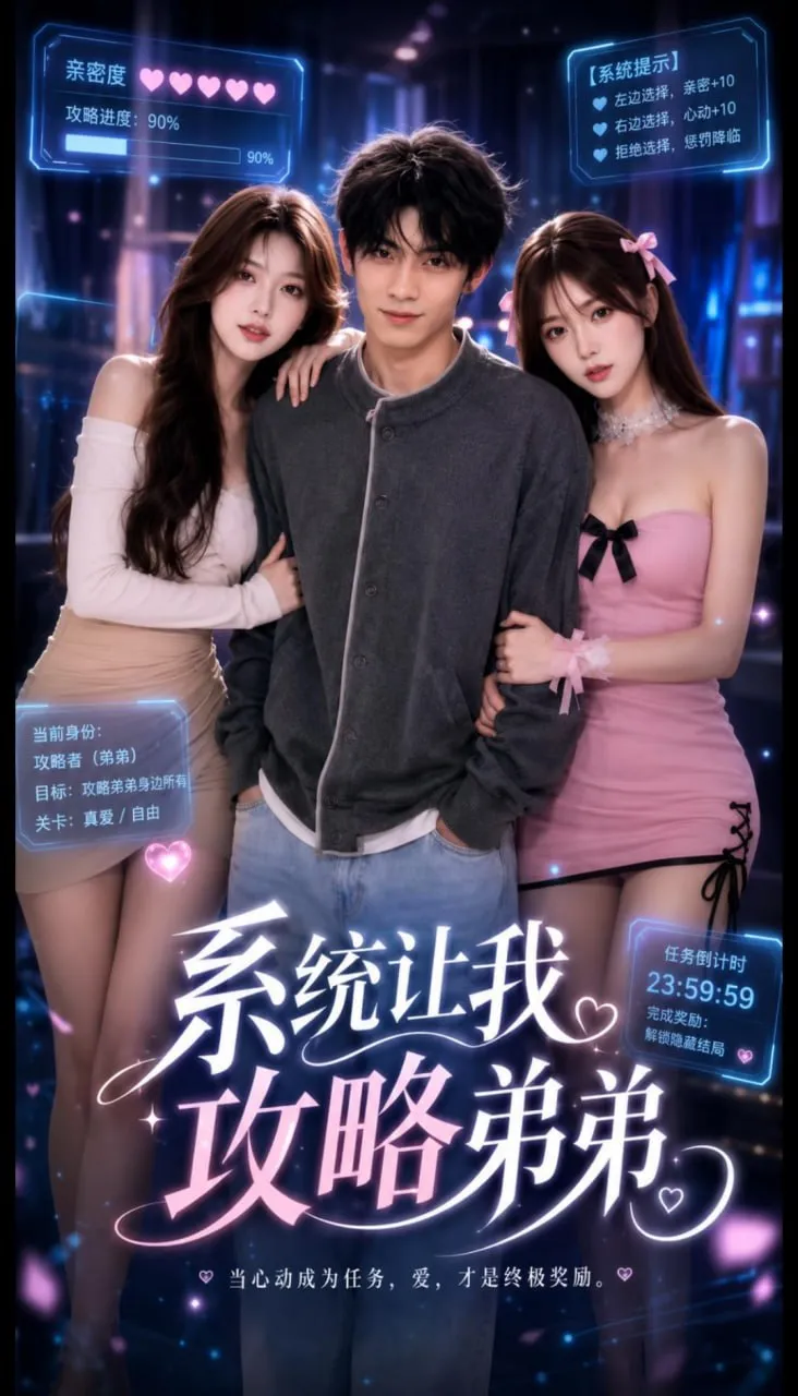 短剧《系统让我攻略弟弟》封面