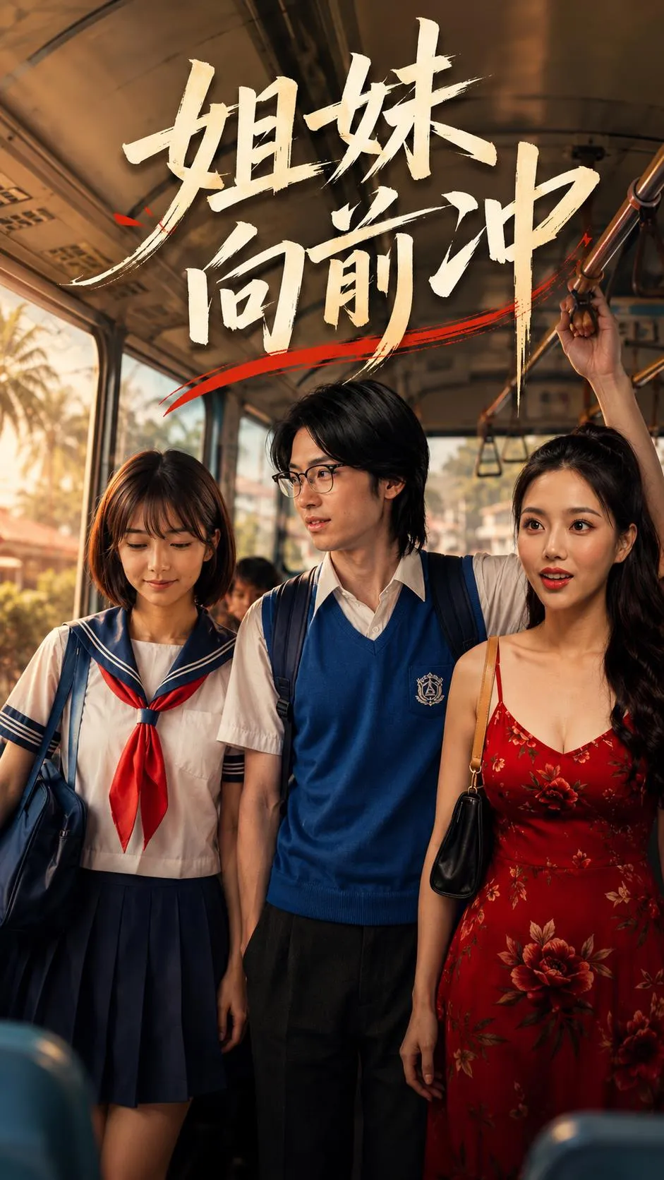 短剧《姐妹向前冲》封面图
